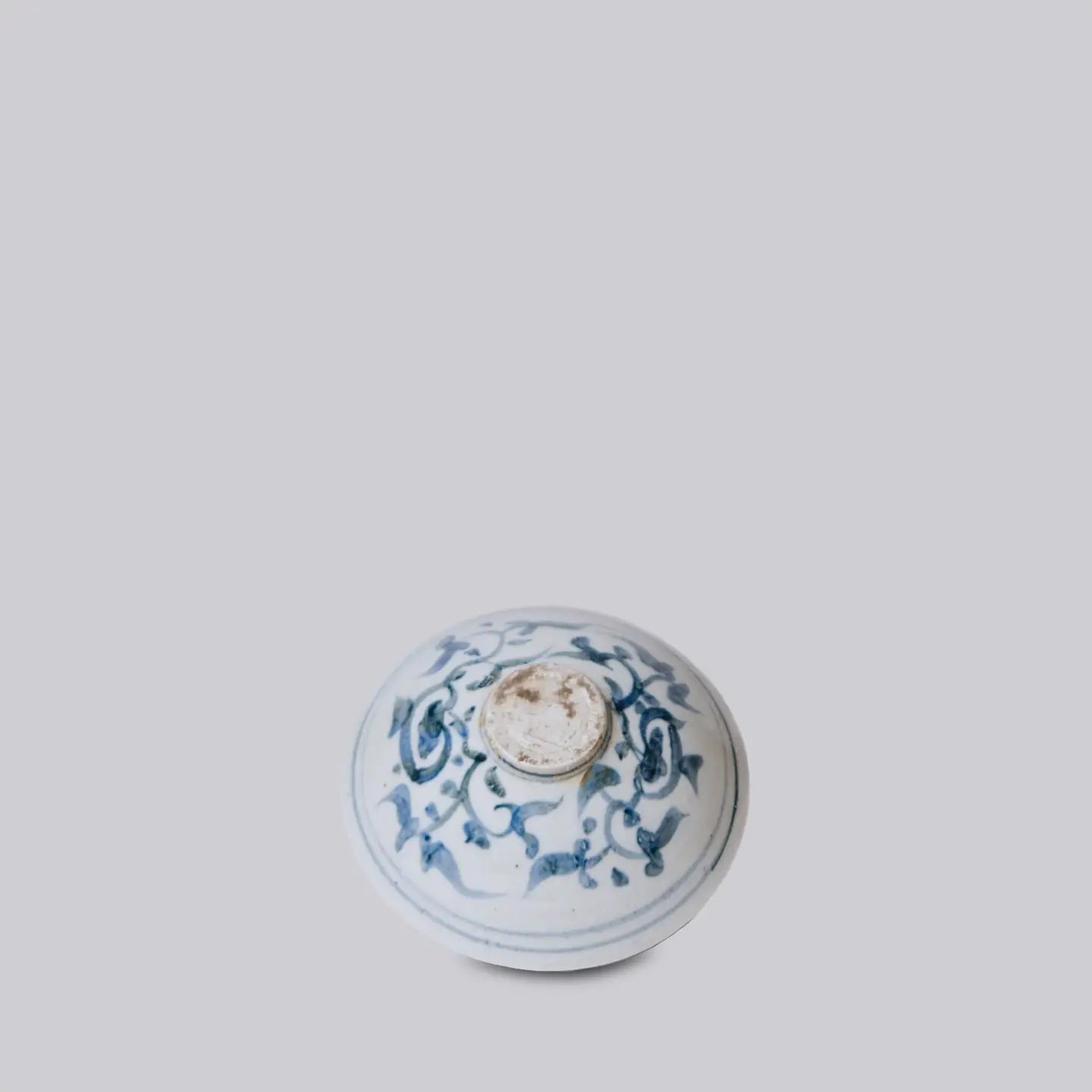 Small Blue and White Lotus Bowl