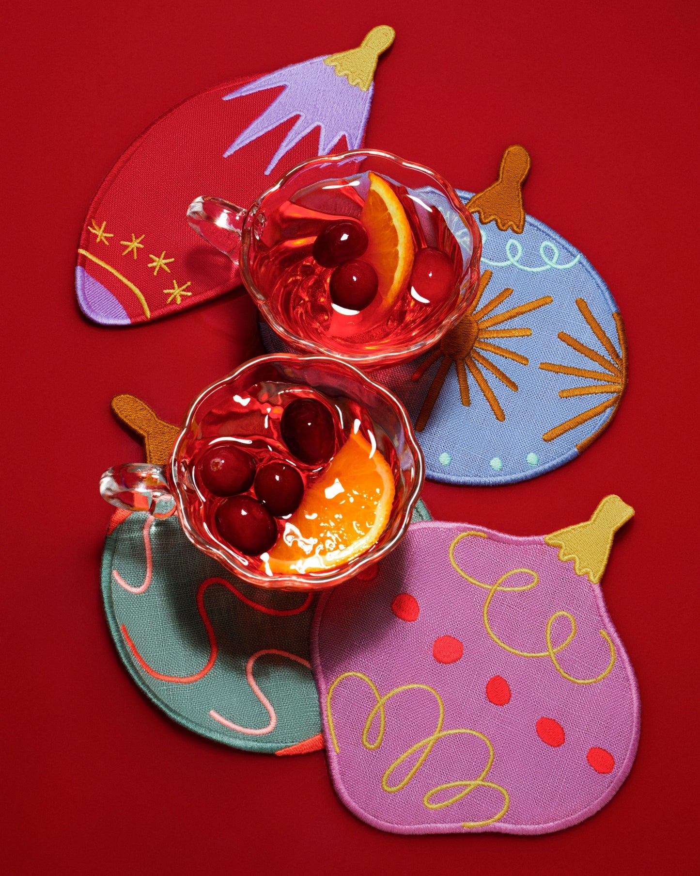 Deck the Halls Cocktail Napkin Set/4