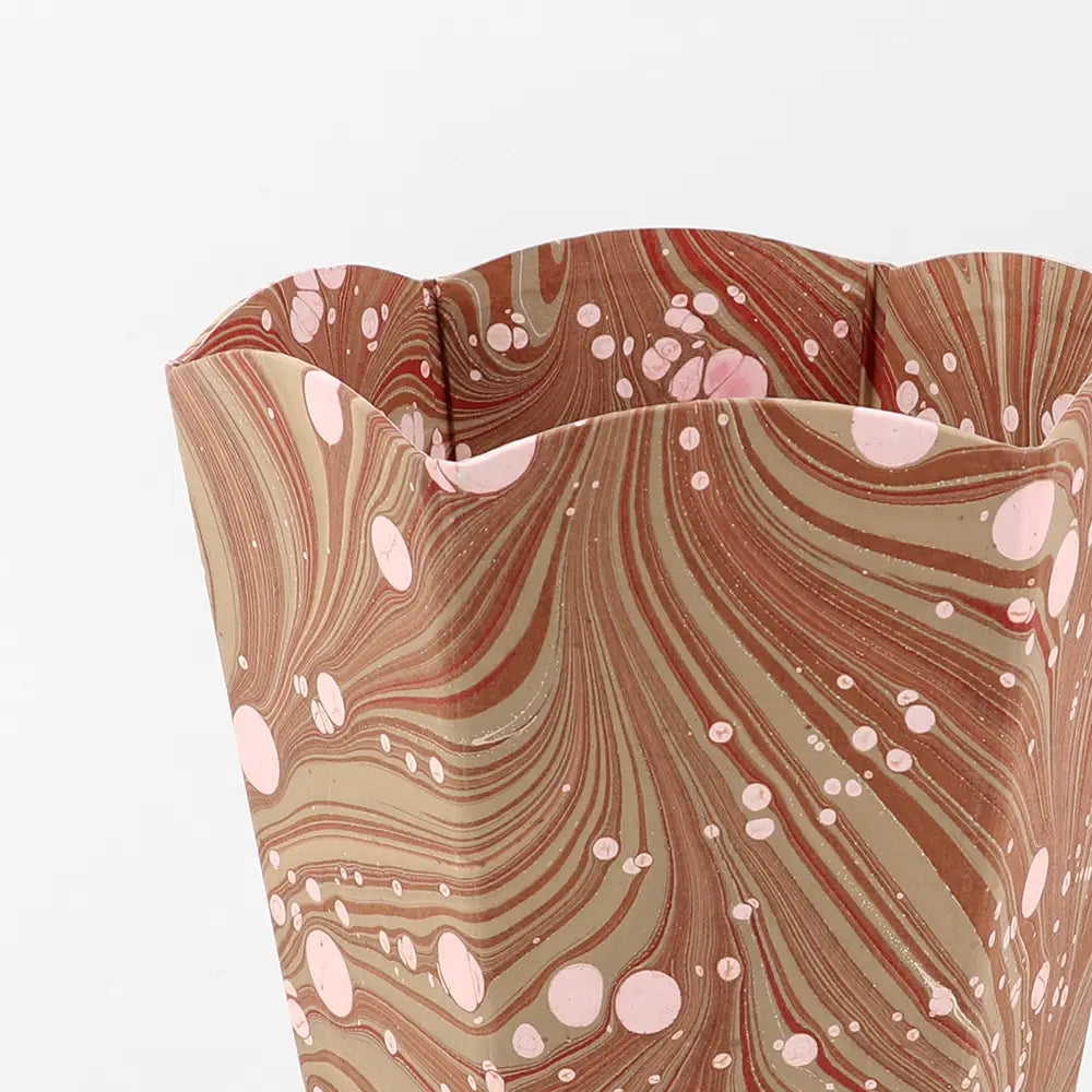 Red and Pink Collapsible Basket
