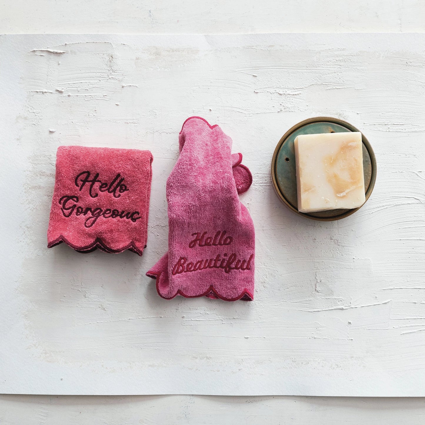 Embroidered Makeup Towels