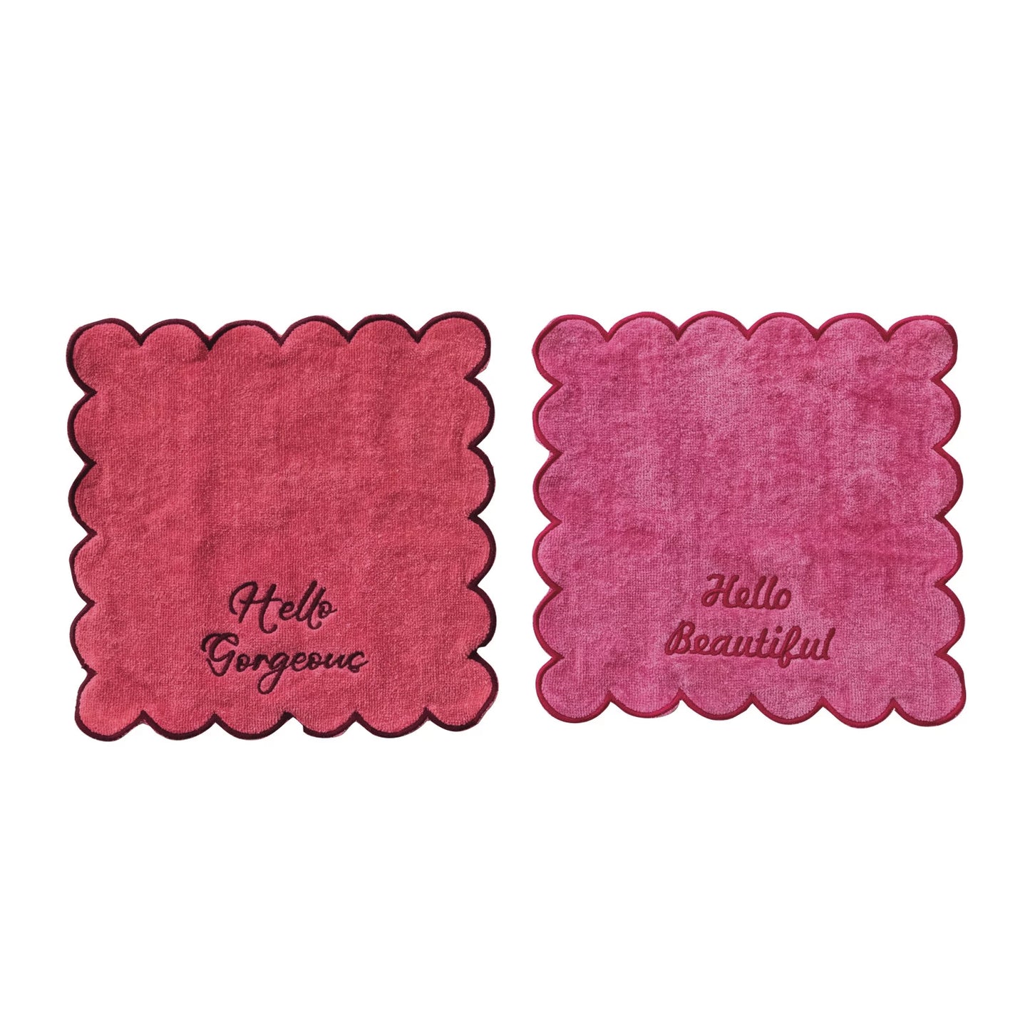 Embroidered Makeup Towels