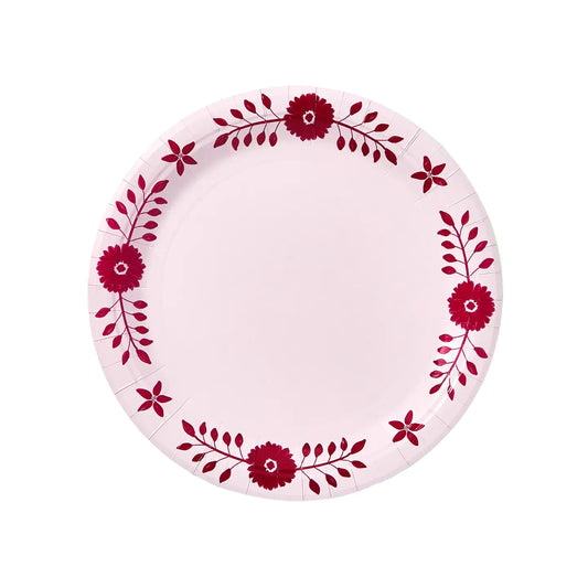 Merry Mistletoe Paper Plate