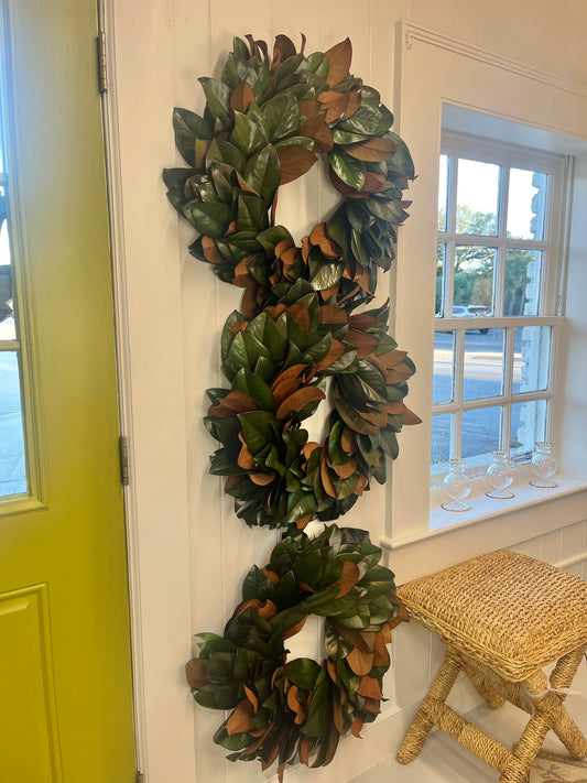 Preserved Magnolia Wreath