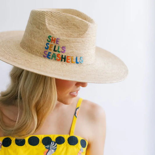 She Sells Seashells Palm Hat