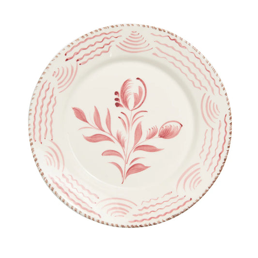 Flowers and Waves Dinner Plate