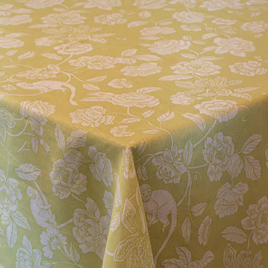 Linen Lime Tablecloth