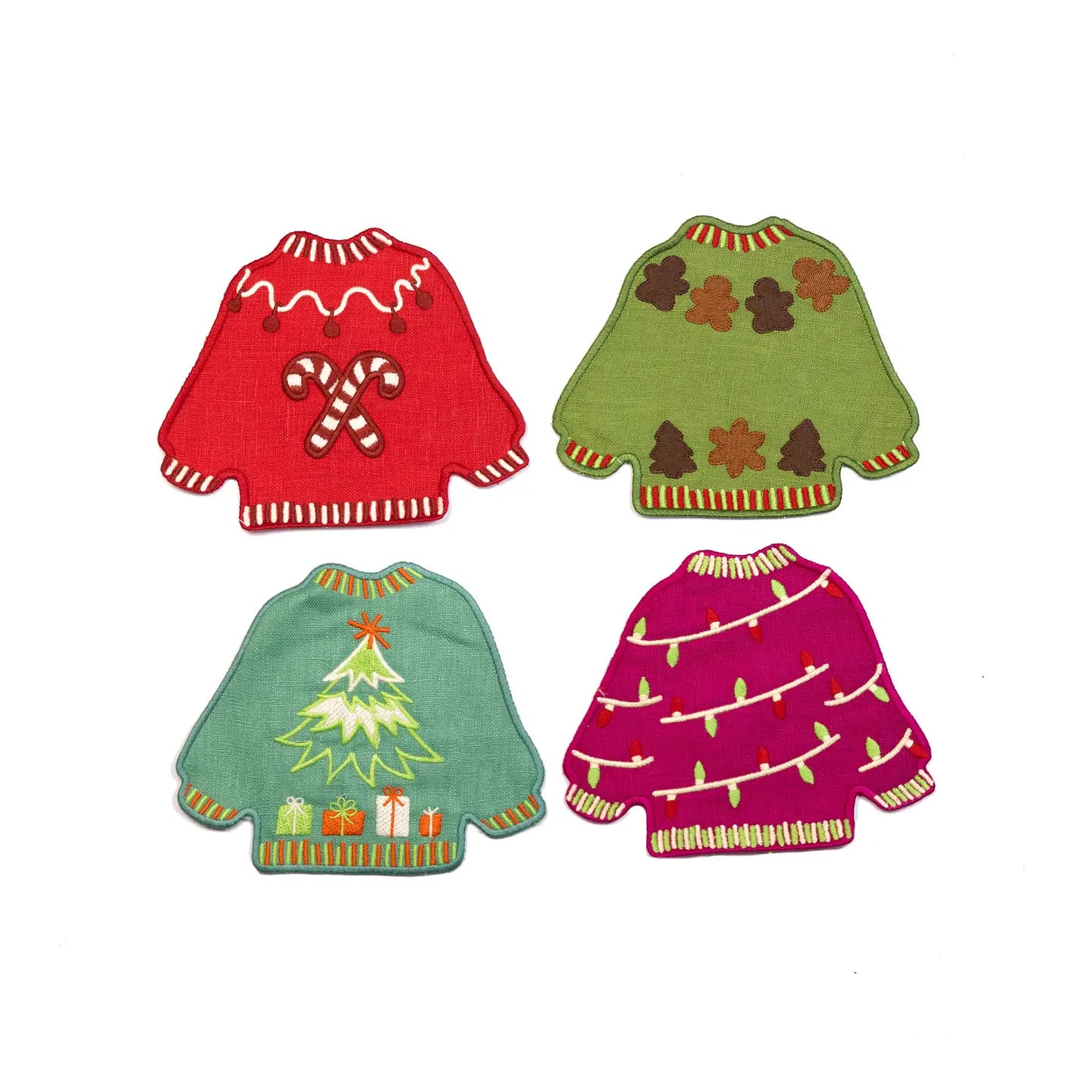 Ugly Sweaters Cocktail Napkin Set/4