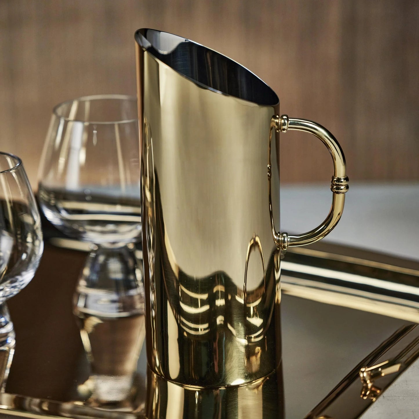 Polished Gold Pitcher