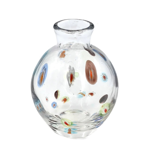 Floral Dot Bud Vase