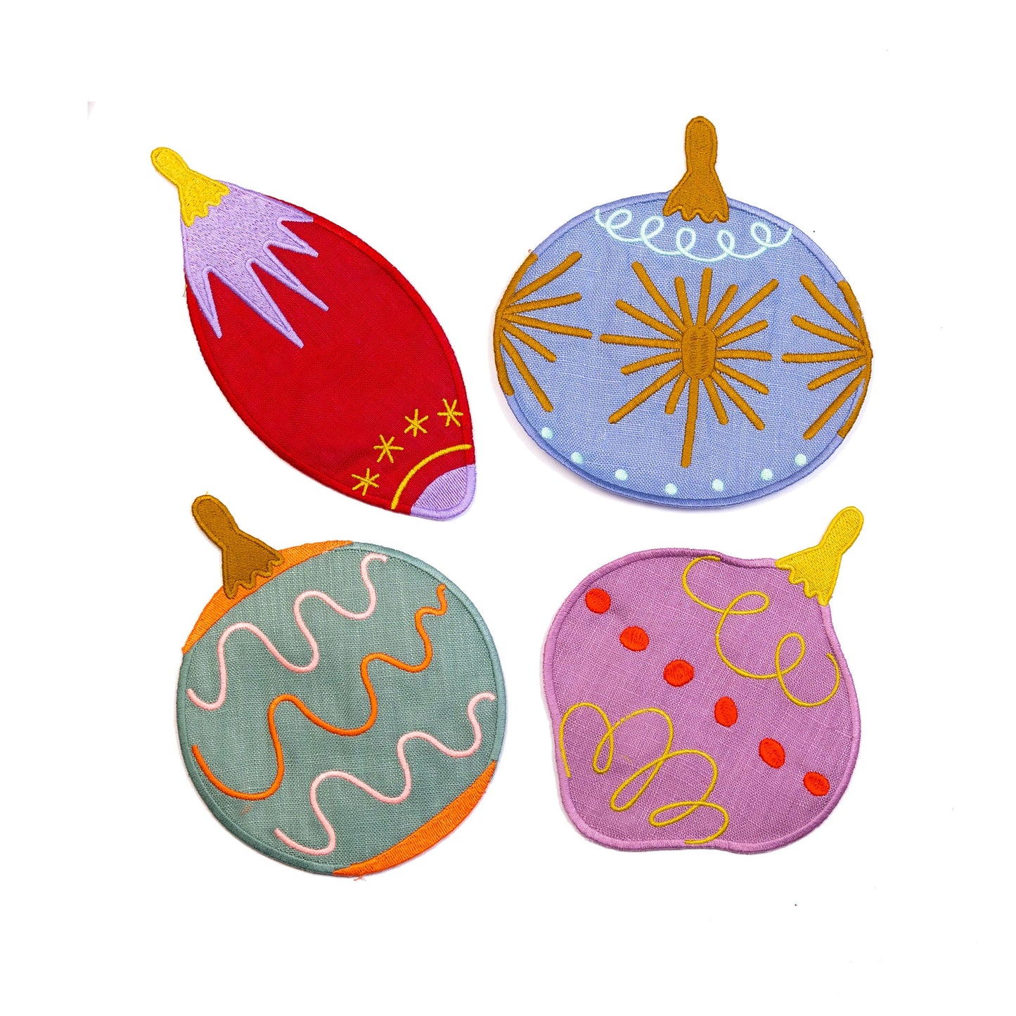 Deck the Halls Cocktail Napkin Set/4