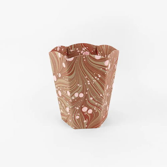 Red and Pink Collapsible Basket