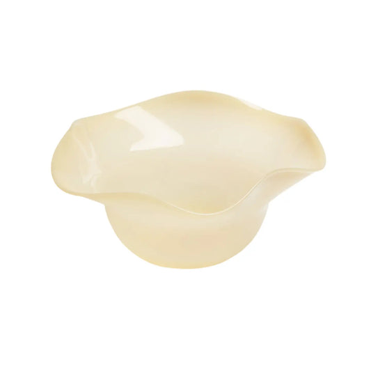 Butter Yellow Ruffle Bowl