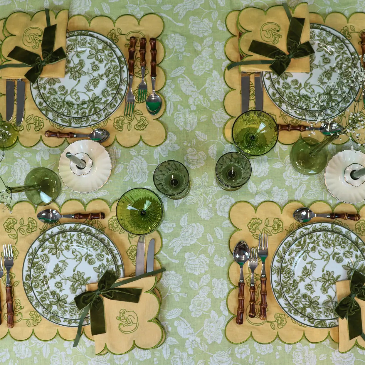 Linen Lime Tablecloth