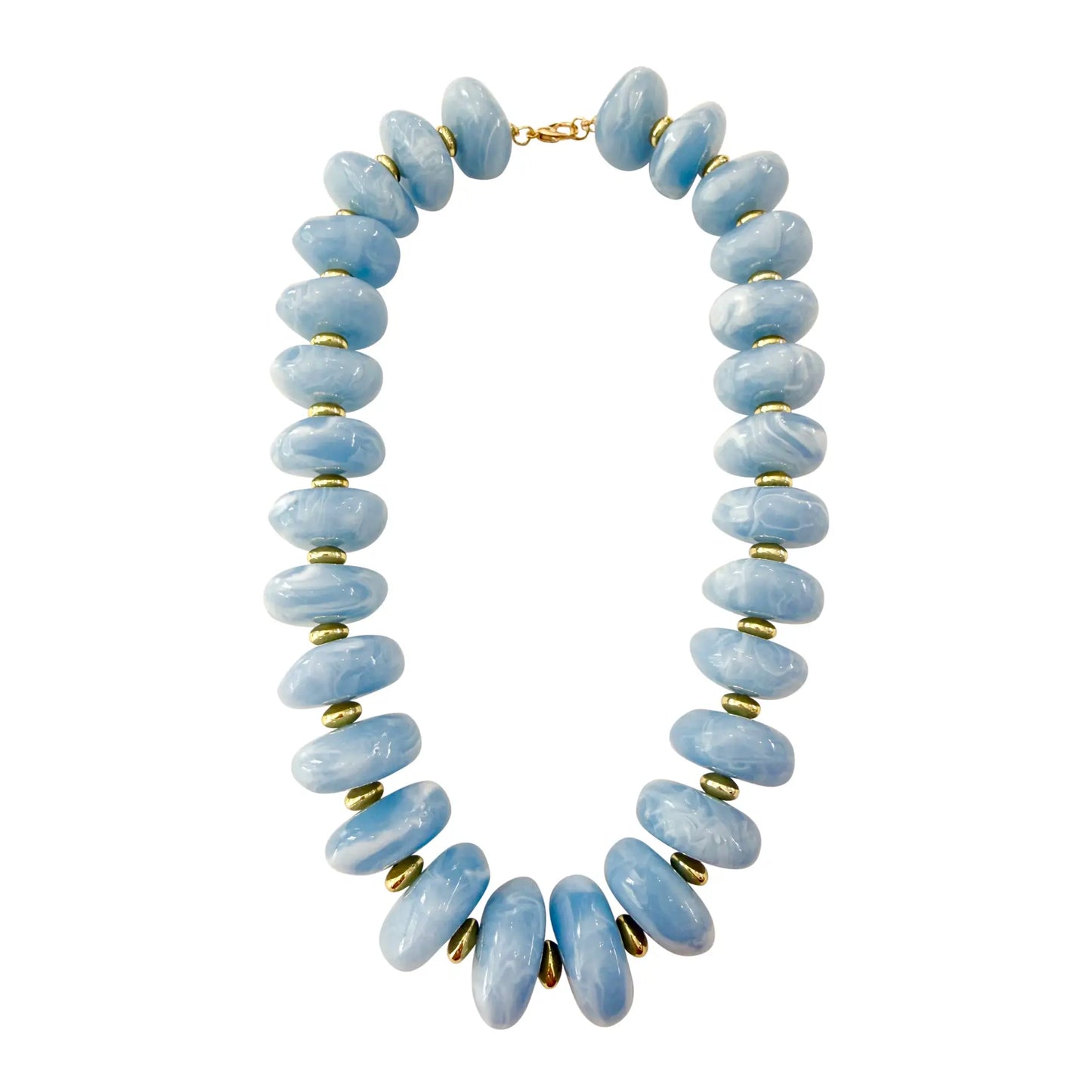 Randi Blue Chunky Necklace