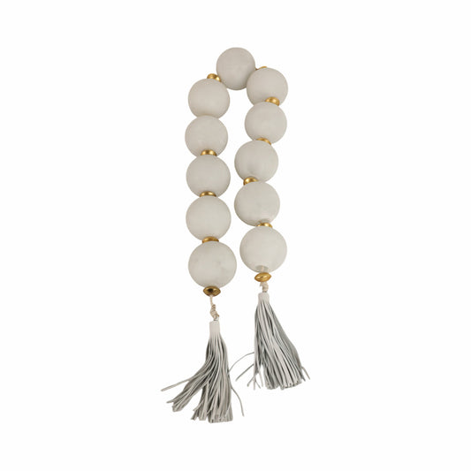 Sea Glass and Brass Garland