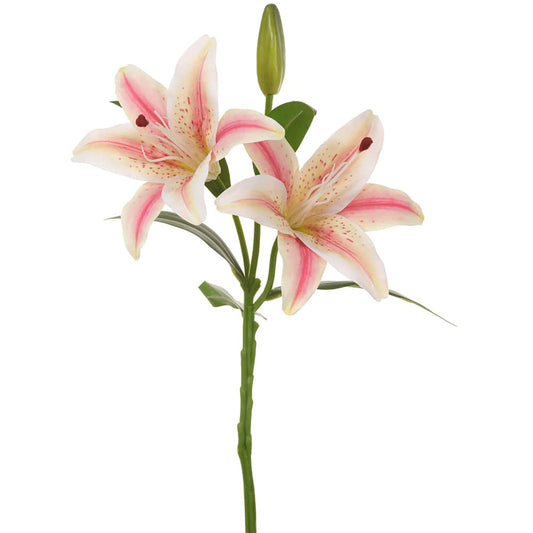 Lily Spray- Mauve Cream