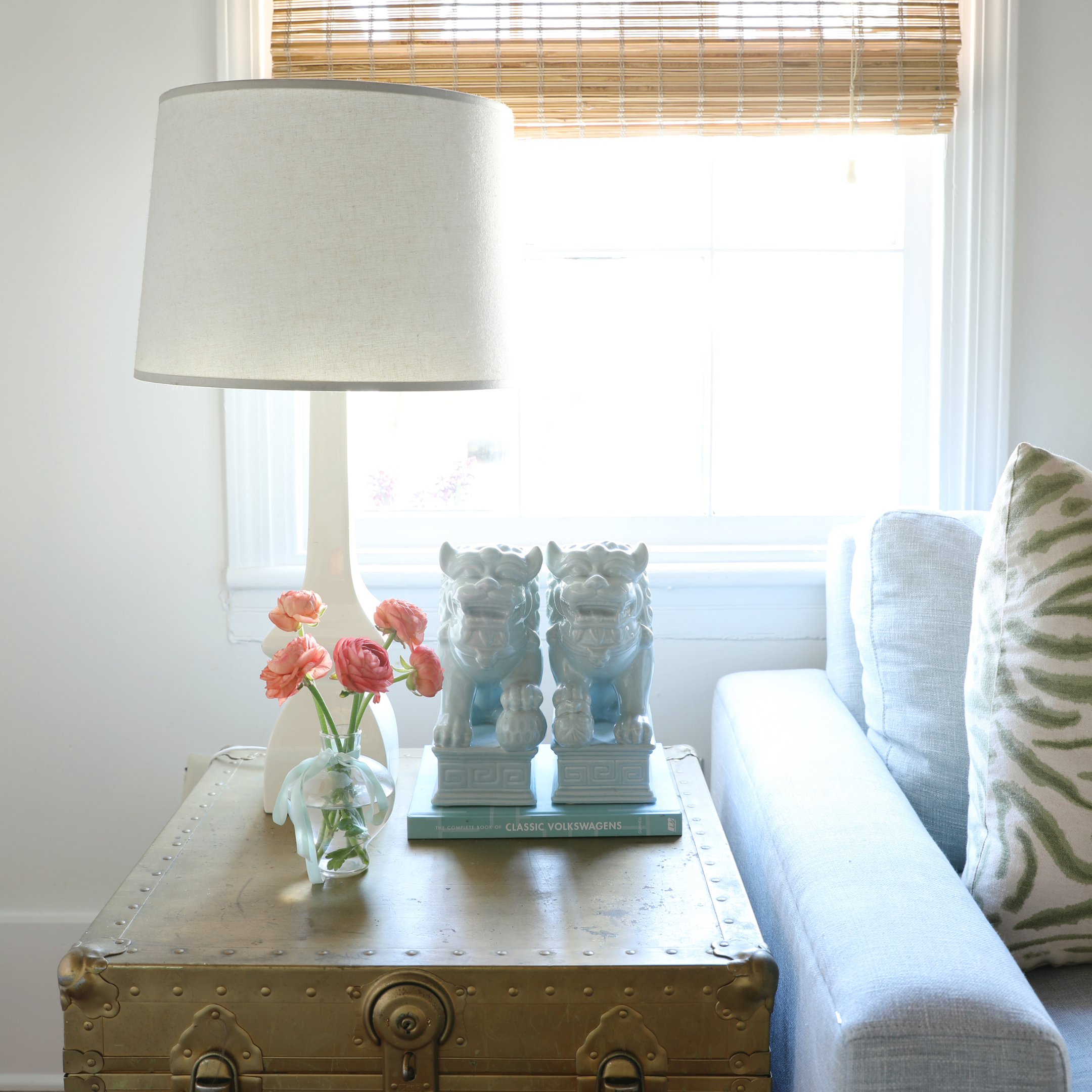 An image of living room decor and interior design done by Alala Home, offering interior design in Charleston.