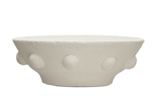 White Decorative Dotted Bowl