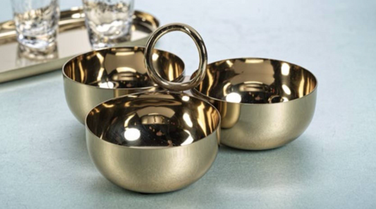 Gold Condiment Bowl