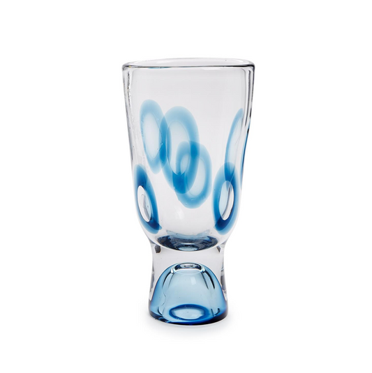 Blue Vision Art Glass Vase