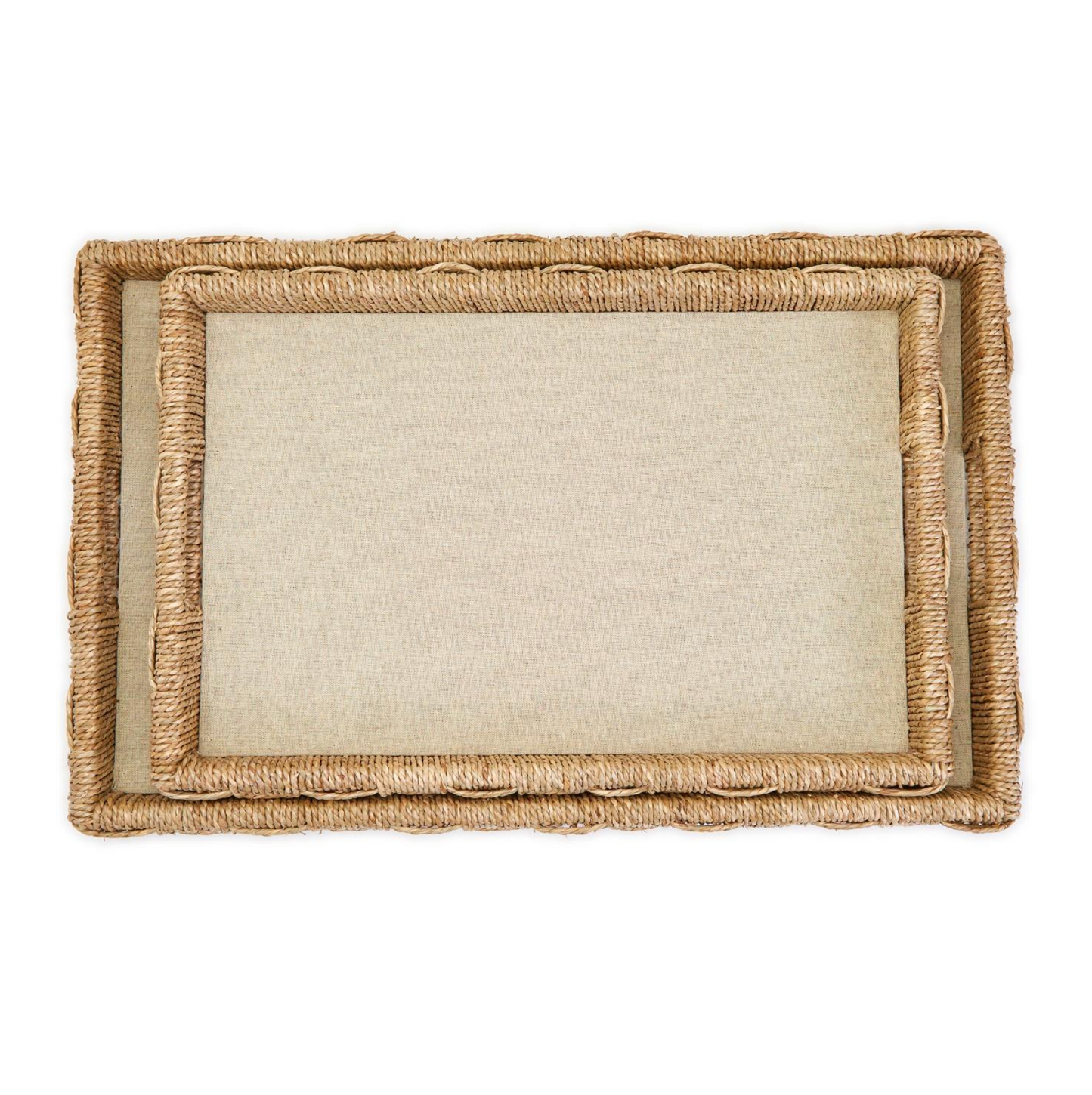 Sea Grass Tray Set of 2