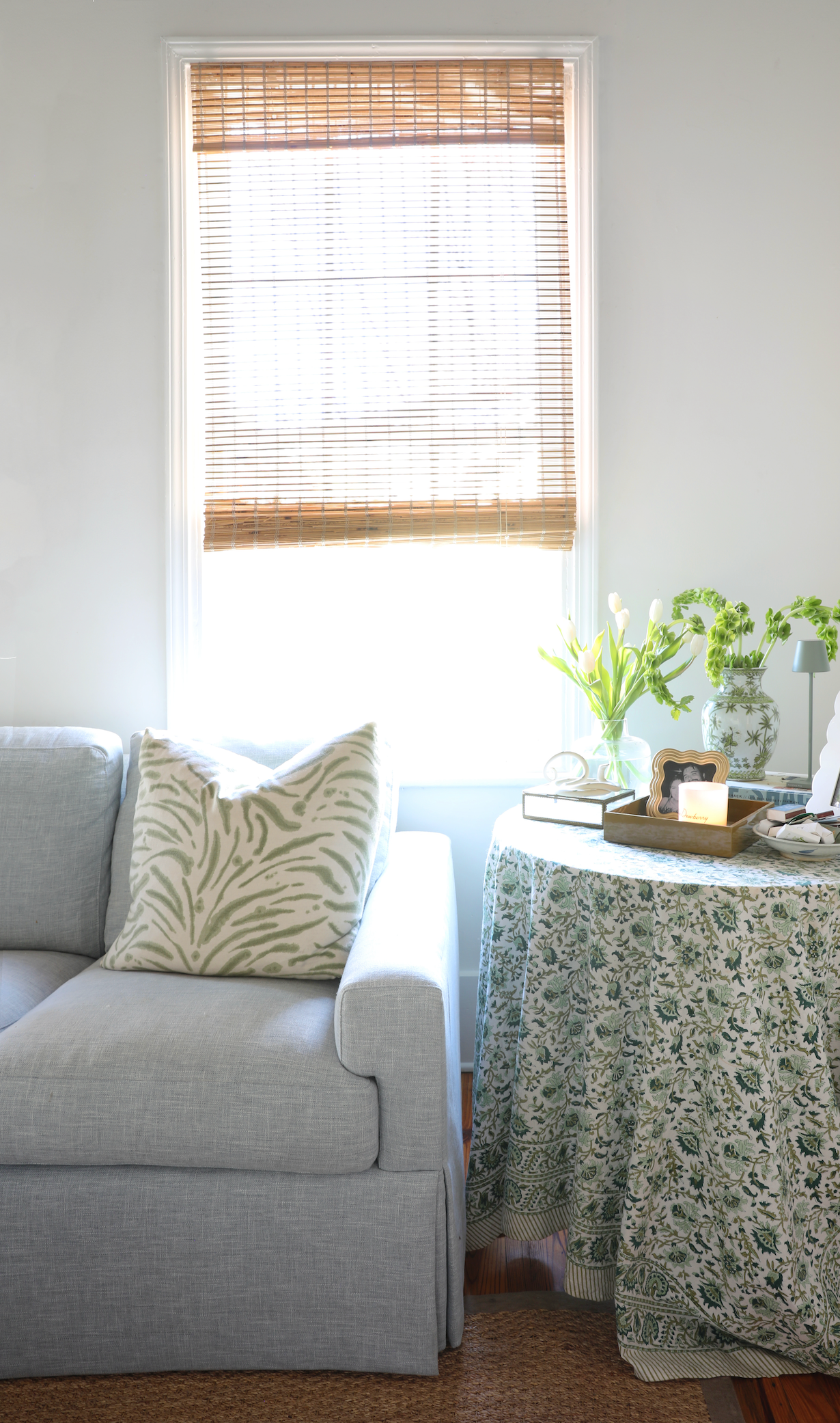 Spa Blue Sofa