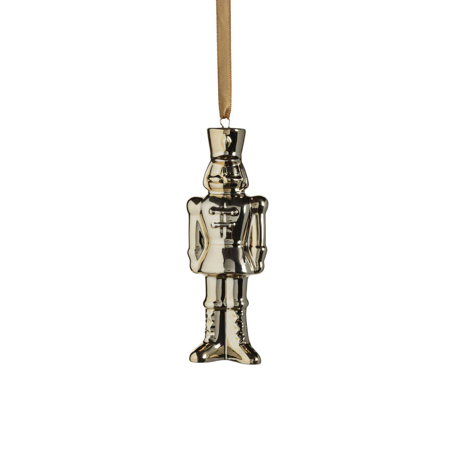 Gold Nutcracker Ornament