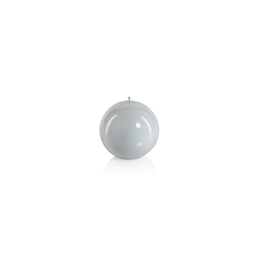 White Lacquer Ball Candle