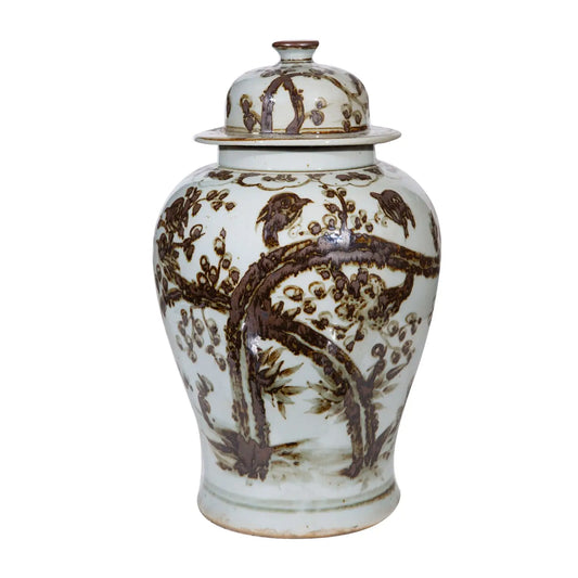 Brown Temple Jar