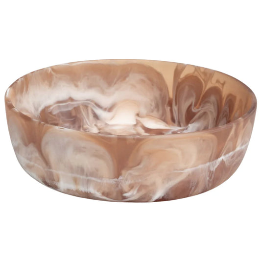 Brown Swirl Serving Bowl- Small