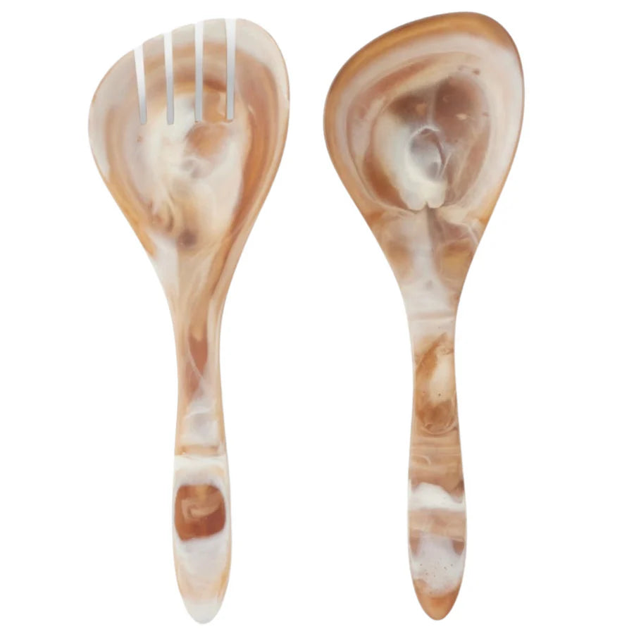 Tall Brown Swirl Servers