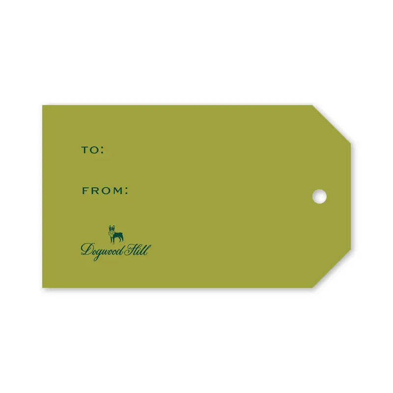 Green Holiday Gift Tags
