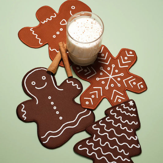 Gingerbread Cocktail Napkin Set/4
