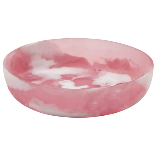 Pink Resin Serving Bowl- Large