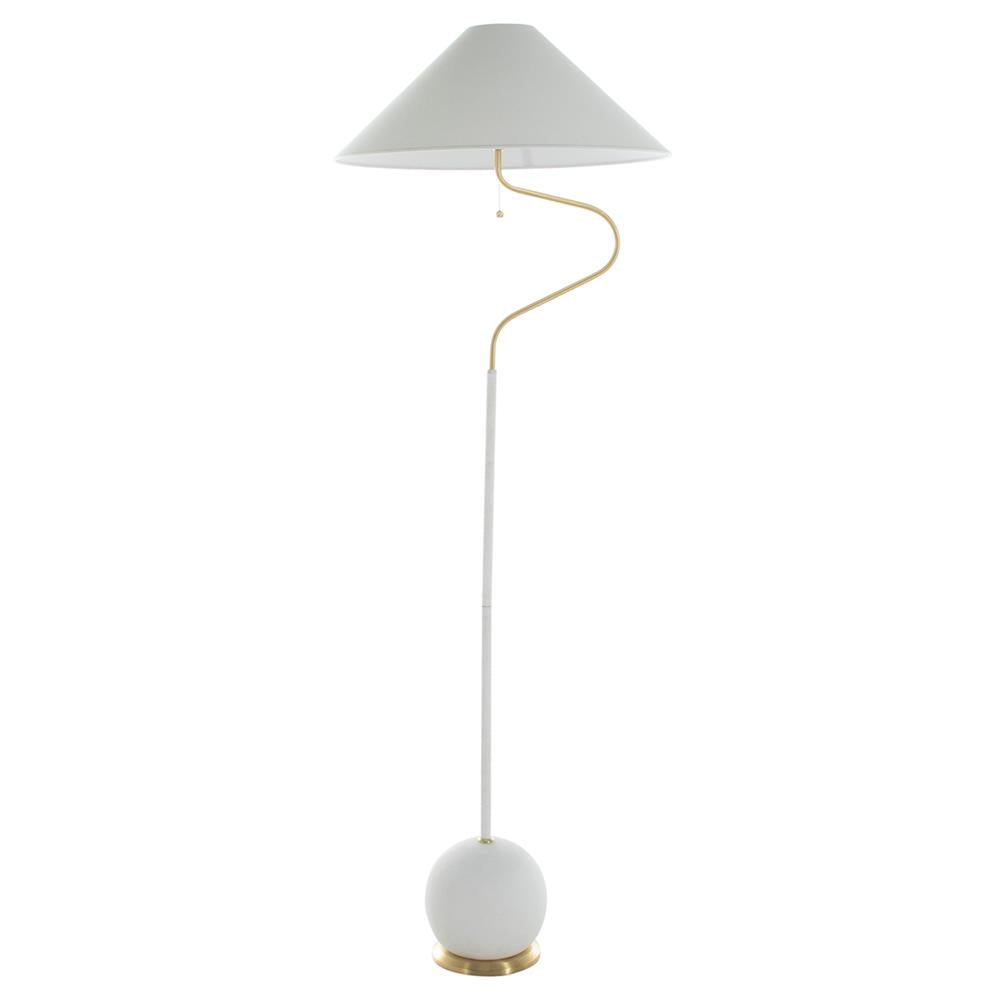 Seashell White Floor Lamp