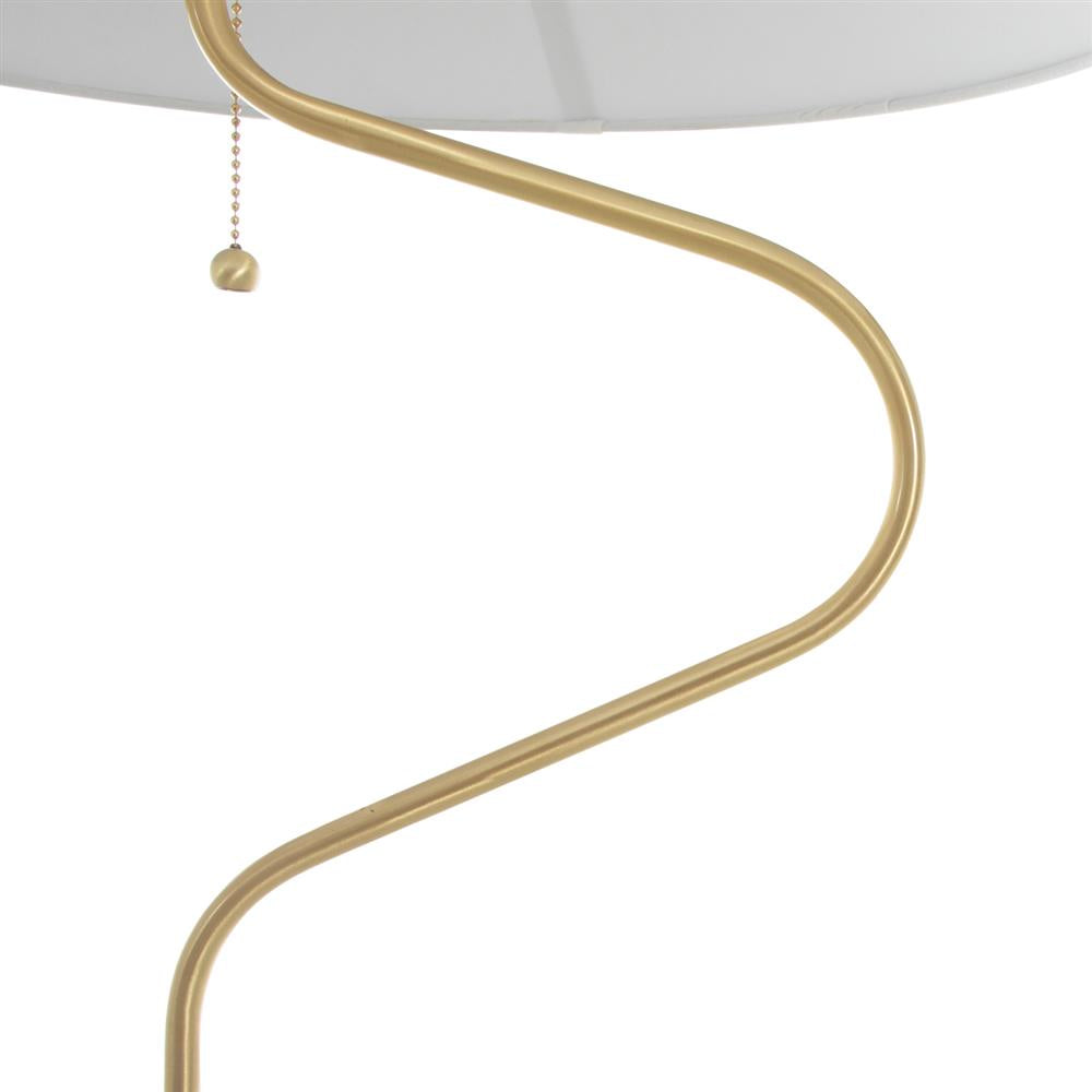 Seashell White Floor Lamp