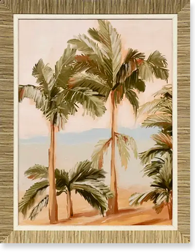 Tropical Sunset Framed Art 1