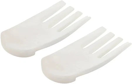 White Swirl Resin Fork Servers